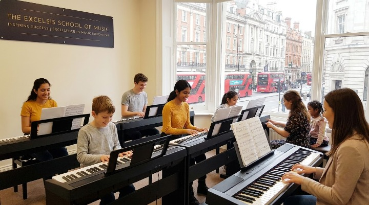 Group music classes London at Excelsis School of Music