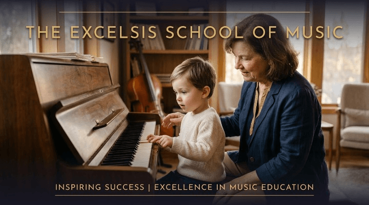 Child starting piano lessons at the right age at Excelsis School of Music
