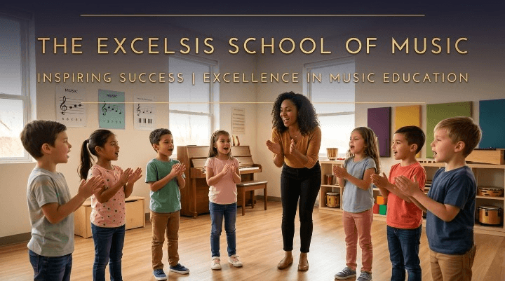 Children singing together in a Kodaly-style music class